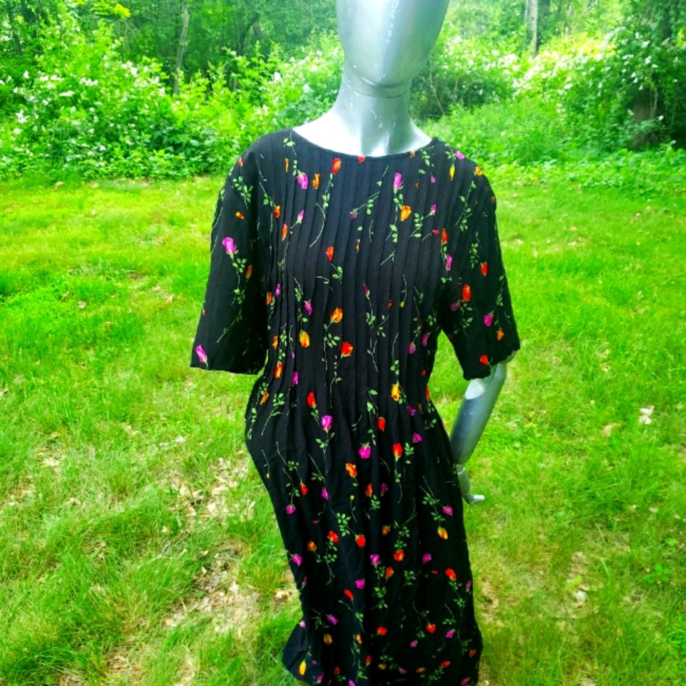 Positive additude cottagecore maxi dress